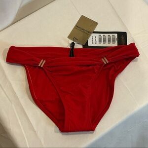 *NWT* ViX Paula Hermanny Solid Bia Tube Bikini Bottom- Red- Size XS